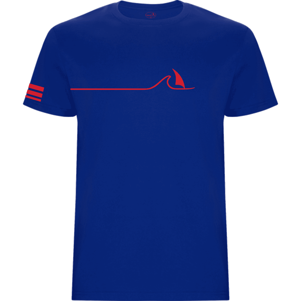 Windsurfing Hawaii Tee Lanikai Wave Logo on Chest