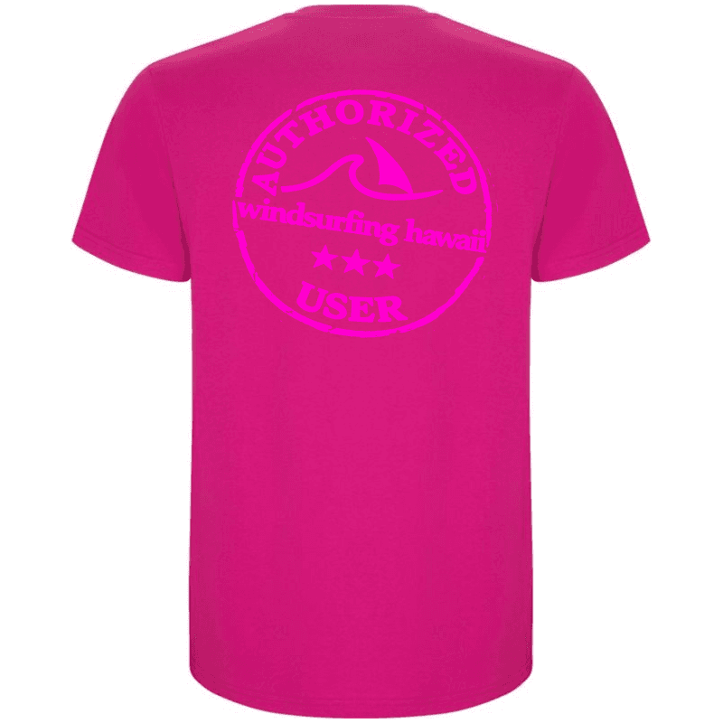 Windsurfing Hawaii Tee Waikiki User Oval Front — Back
