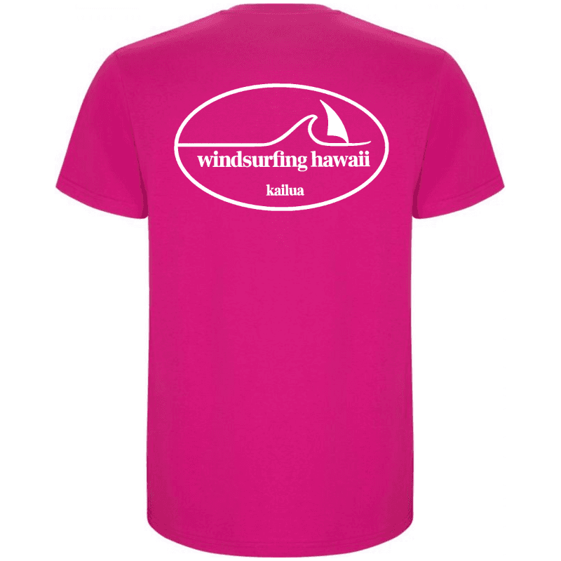 Windsurfing Hawaii Tee Lanikai Oval 74 — Back