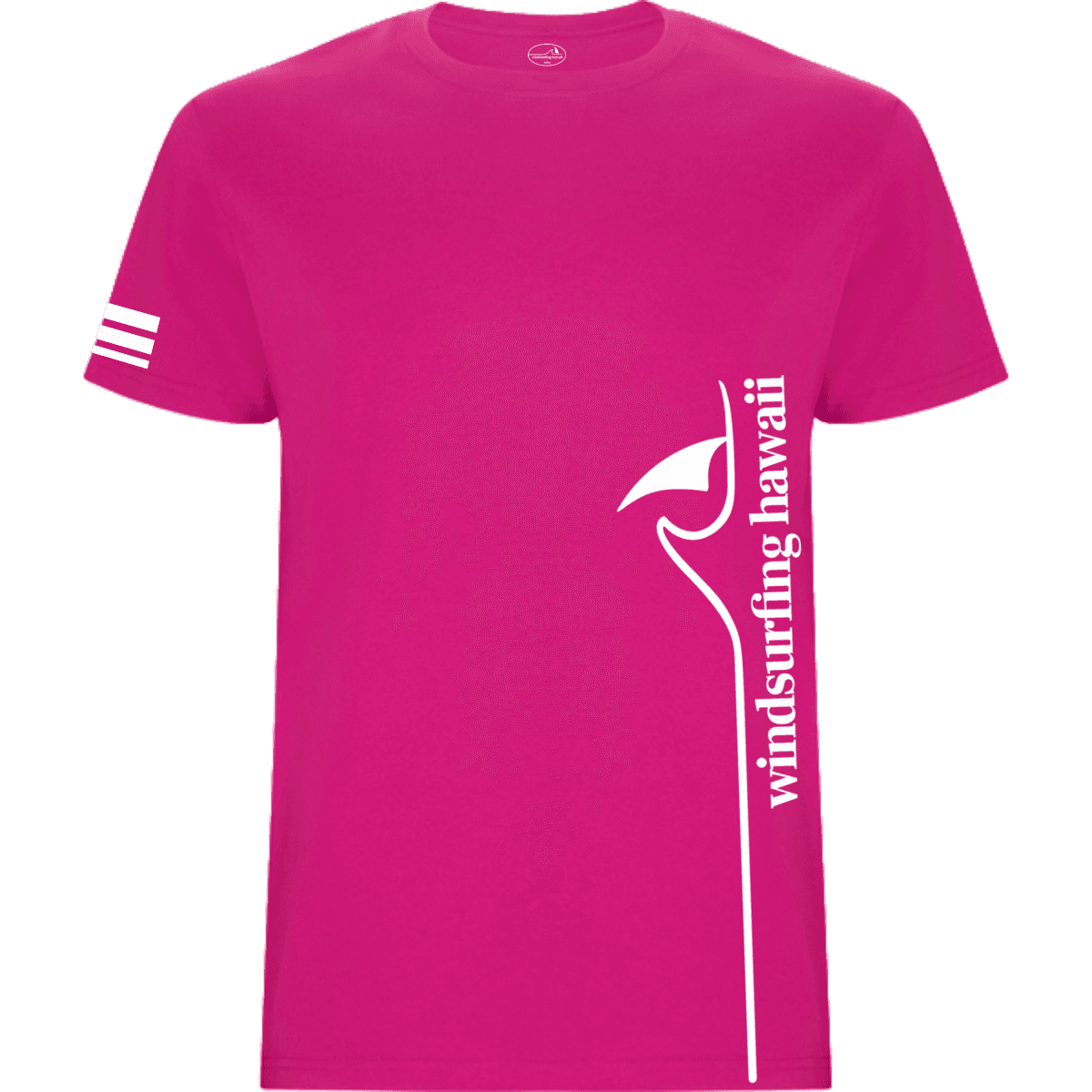 Windsurfing Hawaii Tee Waikiki Classic Logo Front